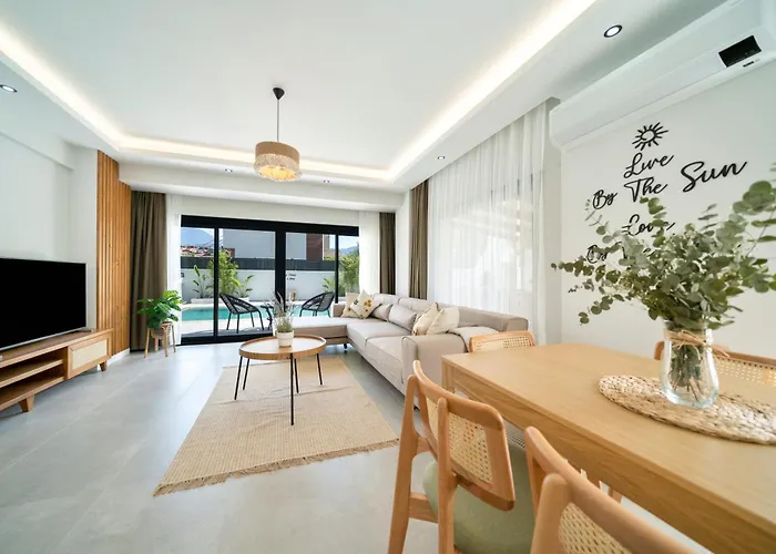 Casa Oliva 1 With Sauna Pool Patio & Bbq Villa Fethiye